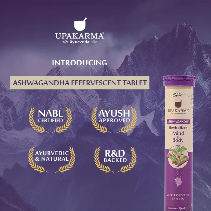 Combo Pack of Shilajit Effervescent Blueberry Flavour & Ashwagandha Effervescent
