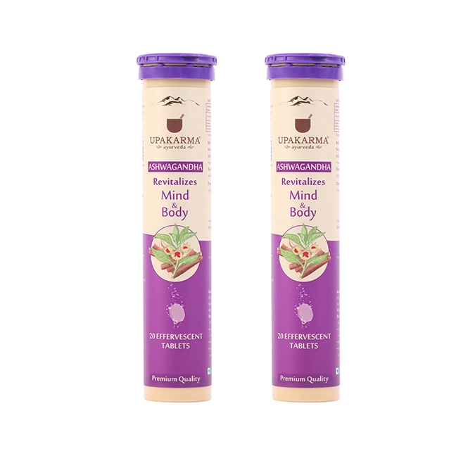 Upakarma Ashwagandha Effervescent - 20 Tablets