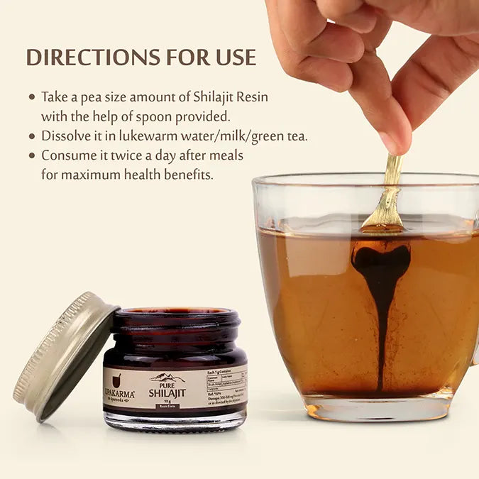 Combo Pack of Shilajit Resin 10g & Shilajit Effervescent Blueberry Flavor