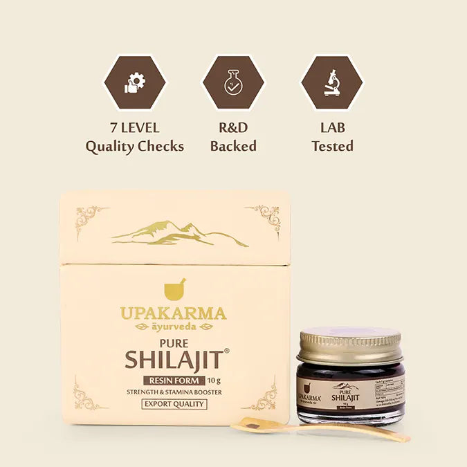 Combo Pack of Shilajit Resin 10g & Shilajit Effervescent Blueberry Flavor