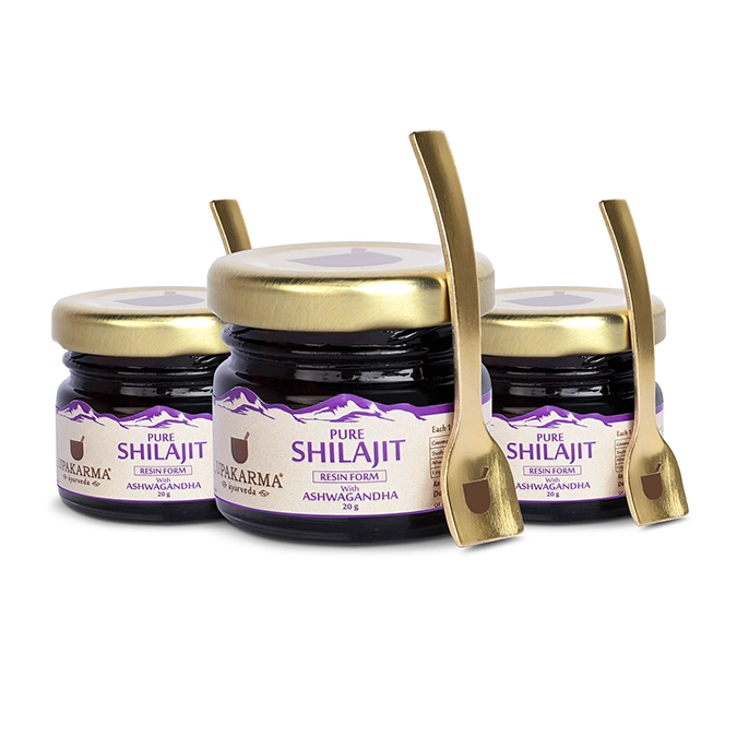 Upakarma Shilajit Resin with Ashwagandha 20g