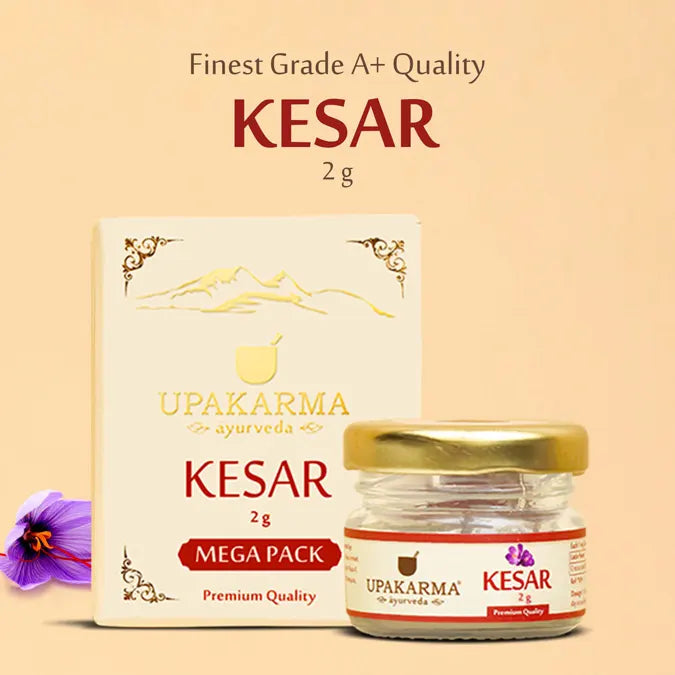 Upakarma Finest A+ Grade Kashmiri Saffron / Kesar 2g