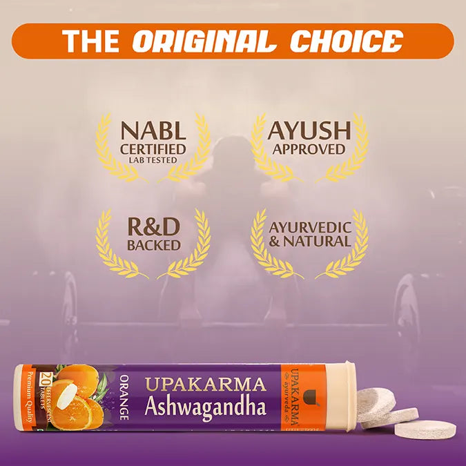 Upakarma Ashwagandha Effervescent - Orange Flavour