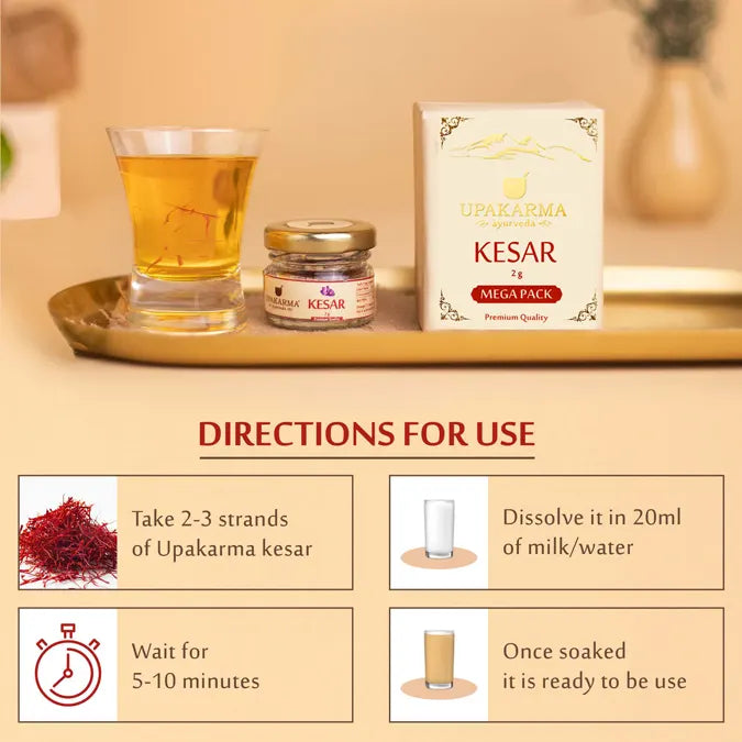 Combo - Pure Shilajit Resin 20g & Kashmiri Kesar 2g