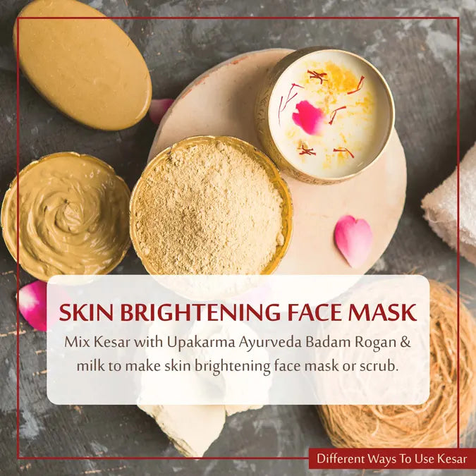 Upakarma Finest A+ Grade Kashmiri Saffron / Kesar 2g