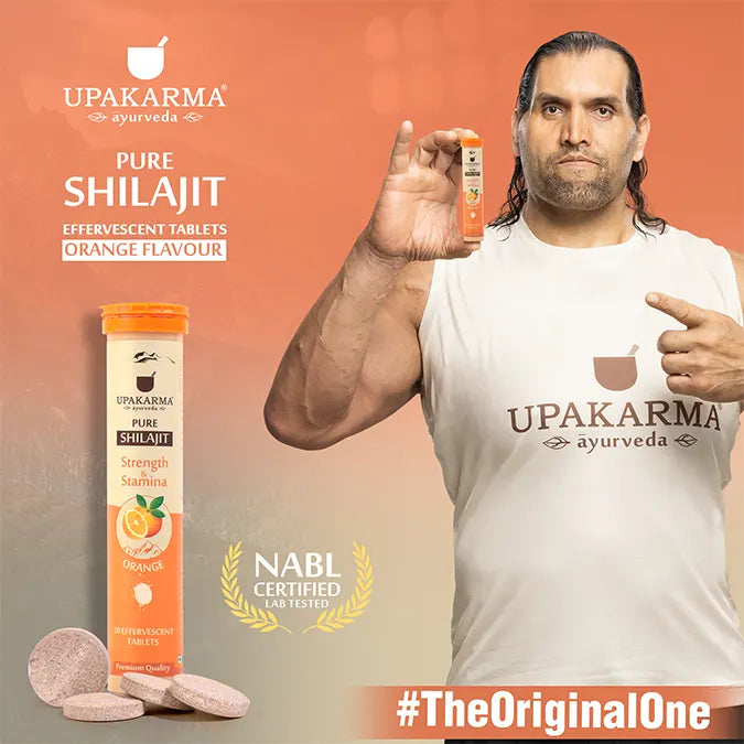 Upakarma Shilajit Effervescent - Orange Flavour