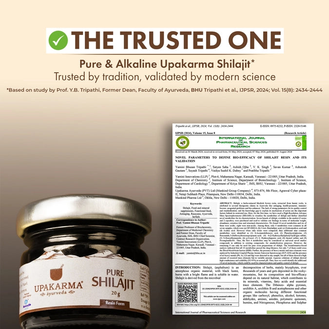Upakarma Pure Shilajit Resin 50g (30g+20g)