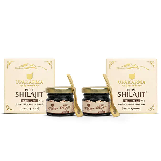 Upakarma Pure Shilajit Resin 30g - Pack of 2