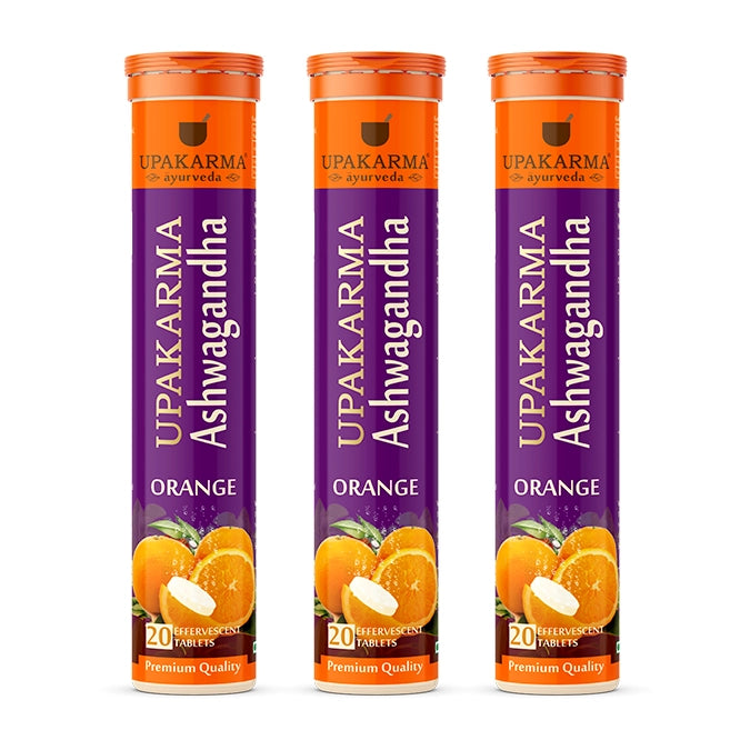 Upakarma Ashwagandha Effervescent - Orange Flavour