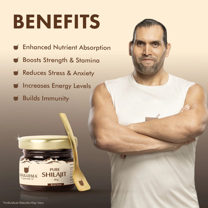 Upakarma Pure Shilajit Resin 50g (30g+20g)