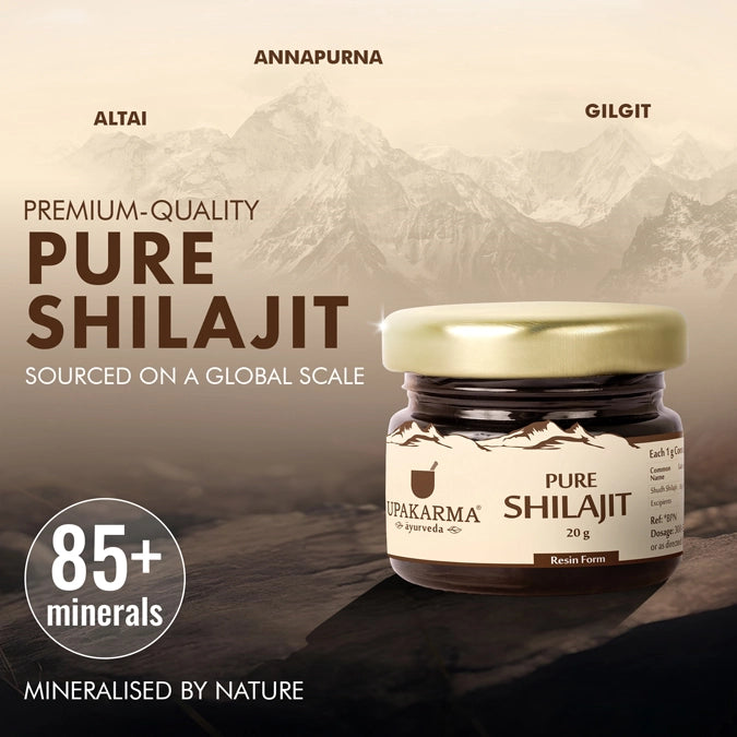 Upakarma Pure Shilajit Resin 50g (30g+20g)