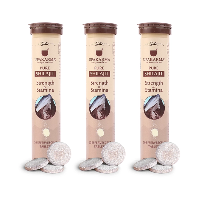 Upakarma Shilajit Effervescent Tablets - 20 Tablets