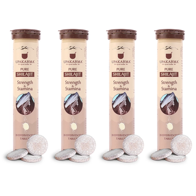 Upakarma Shilajit Effervescent Tablets - 20 Tablets