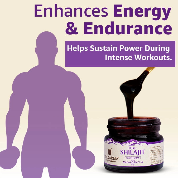 Upakarma Shilajit Resin with Ashwagandha