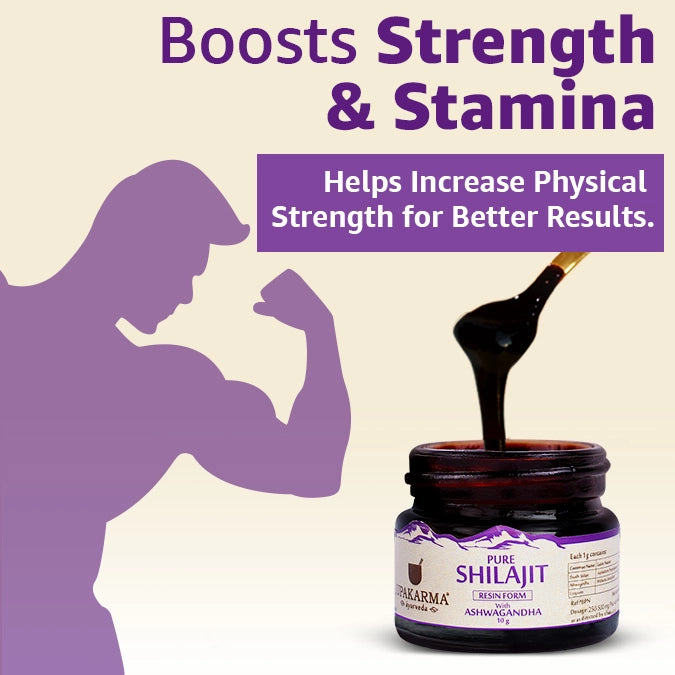 Upakarma Shilajit Resin with Ashwagandha