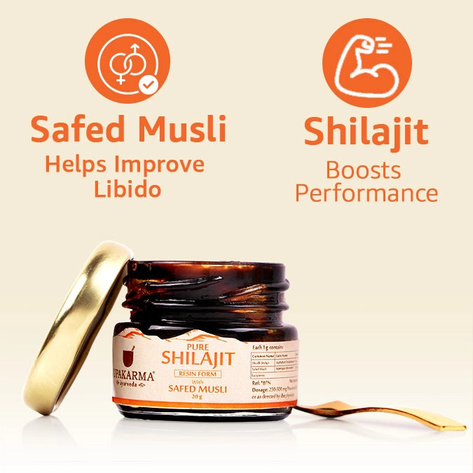 Upakarma Shilajit Resin with Safed Musli 20g