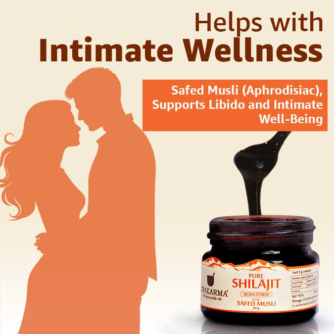 Upakarma Shilajit Resin with Safed Musli 20g