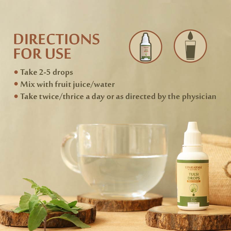 Tulsi Drops 30ML - Made From 5 Types of Tulsi