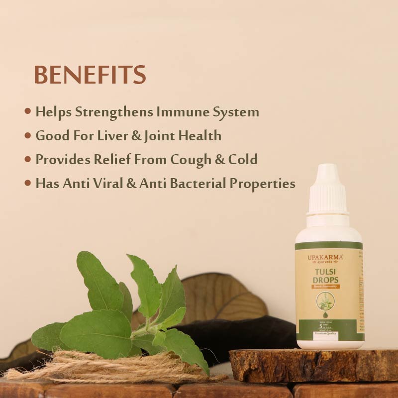 Tulsi Drops 30ML - Made From 5 Types of Tulsi